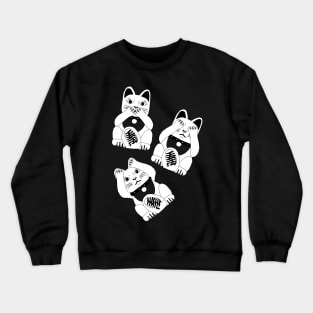 Three Brainy Cats Crewneck Sweatshirt